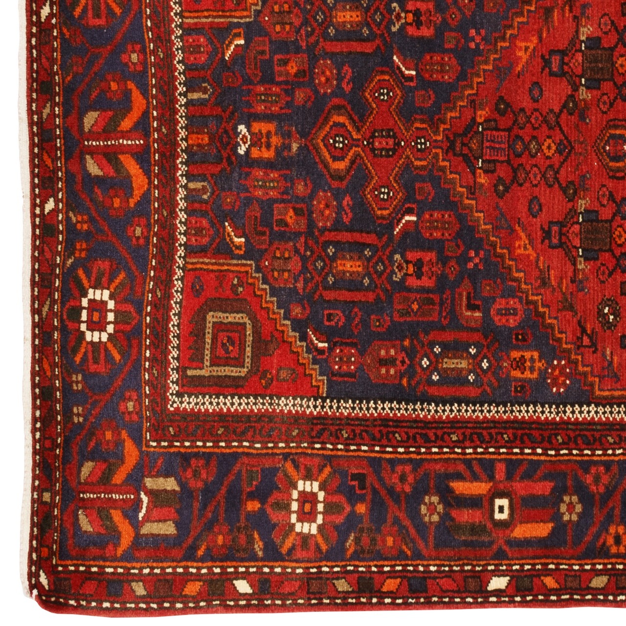 فرش-دستباف-قدیمی-دو-و-نیم-متری-زنجان-کد-708201 (2)