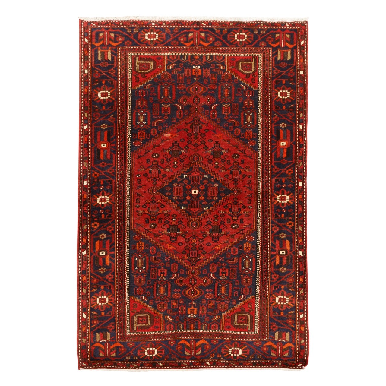 فرش-دستباف-قدیمی-دو-و-نیم-متری-زنجان-کد-708201